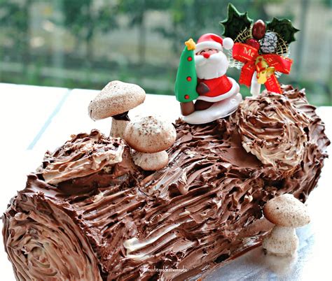 Hands-on Dark Chocolate Yule Log Cake Workshop | The Domestic Goddess Wannabe