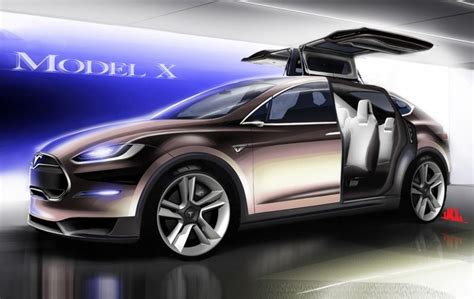 Tesla Model X Crossover Revealed. Has Falcon Doors - autoevolution