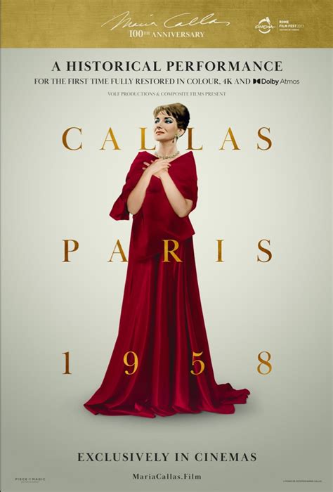 Callas - Paris, 1958 | Official Website | 5 November 2023