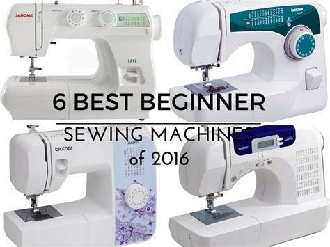 Top 6 Beginner Sewing Machines You Will LOVE - Simple and Inexpensive