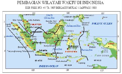 Gambar Peta Indonesia Lengkap Dengan Pembagian Waktu - IMAGESEE