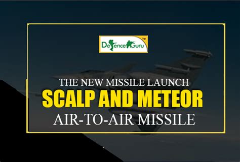 The New Missile Launch - SCALP And METEOR Air To Air Missile