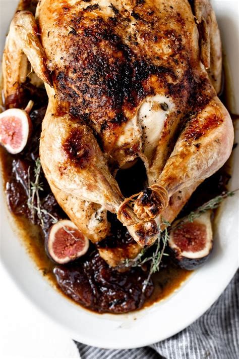 Roast Chicken with Caramelized Onions and Figs in a Port Wine Pan-Sauce — Cooking w… | Chicken ...