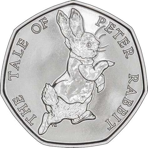 Buy a 2017 Beatrix Potter - Peter Rabbit 50p BU | Chard