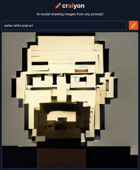 walter white pixel art : r/dallemini