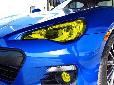 Yellow Headlight Tint Kit (2012-2017 BRZ) - Premium Auto Styling