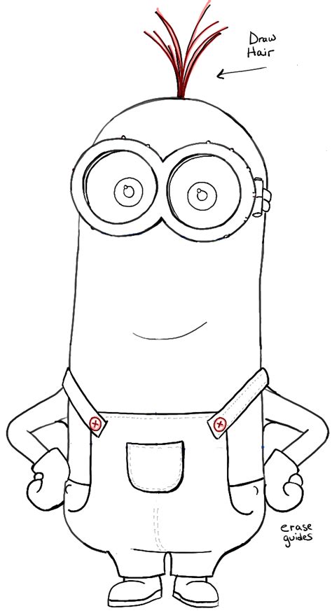 How To Draw A Minion Kevin