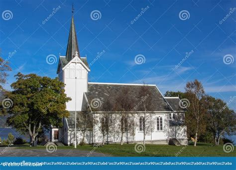 Church in Norway stock image. Image of architecture, island - 86656495