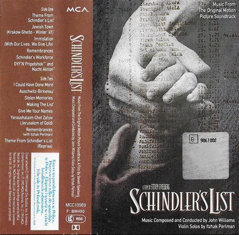 John Williams - Schindler's List (Music From The Original Motion ...