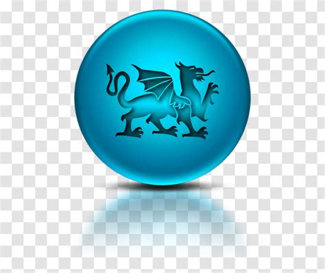 Wales Welsh Dragon Symbol - Tattoo - Blue Icon Transparent PNG