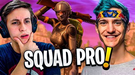 SQUAD DE PRO PLAYERS! - FORTNITE - YouTube