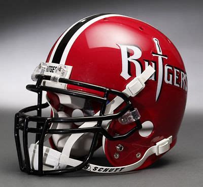 RUTGERS SCARLET KNIGHTS Schutt XP Full Size AUTHENTIC Gameday Football ...