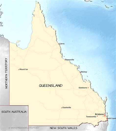 Queensland maps