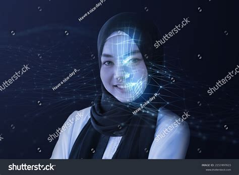 Face Detection Ai Technology Facial Recognition Stock Photo 2157497615 ...