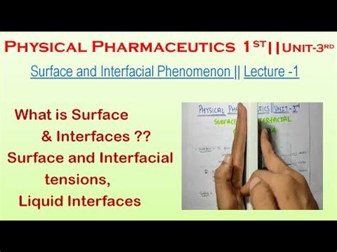 Interfacial tension: definition, equation, units and measurement - science - 2024