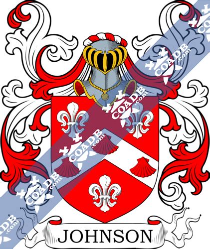 Johnson Family Crest, Coat of Arms and Name History