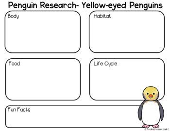 PebbleGo Penguins Research- Digital or Printable Science Activities