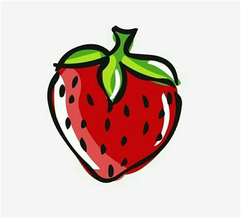 Pin de Grazy lazy en Food | Dibujos de frutas, Fresas dibujo, Dibujos japoneses