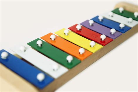 10 colorful bars metal Xylophone. | Xylophone, Metal, Electronic products