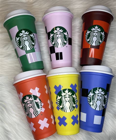 Starbucks Reusable Hot Cups Summer New Collection 2021 | Etsy