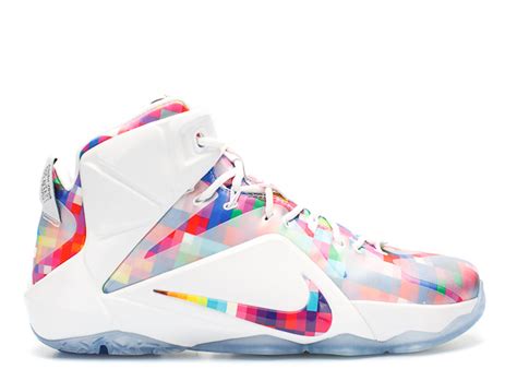 LeBron 12 EXT 'Prism' - Nike - 748861 900 - multi-color/university red ...