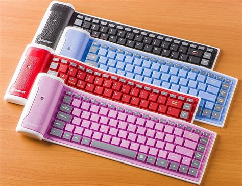 Roll Up Washable Bluetooth Keyboard » Gadget Flow