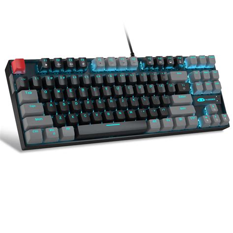 Buy MageGee 75% Mechanical Gaming Keyboard with Red Switch, LED Blue ...