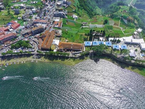 Premium Photo | Aerial view of telaga sarangan or lake sarangan magetan east java indonesia