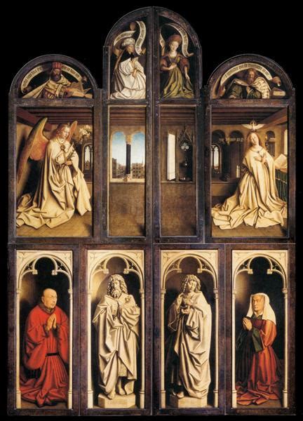 The Ghent Altarpiece (exterior), 1432 - Jan van Eyck - WikiArt.org