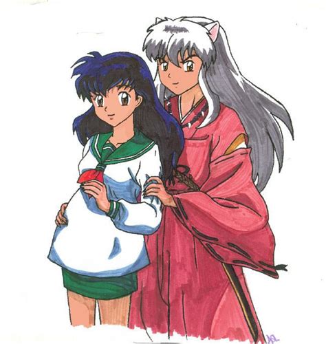 Inuyasha and Kagome Expecting by theamberdragonfly on DeviantArt - INUYASHA