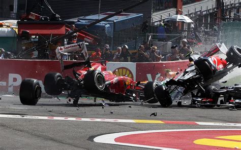 Formula One F1 Race Car Crash Accident HD wallpaper | cars | Wallpaper ...