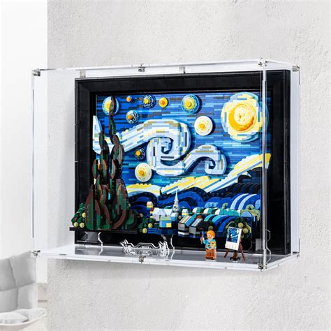 Wall Mounted Display Case for LEGO® Ideas: The Starry Night (21333)– Wicked Brick