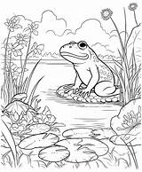 Amphibians Coloring Pages sketch template
