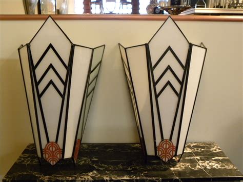 Art Deco Theater Sconces Cubist and Unique | Sold Items Sconces | Art ...