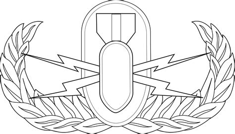 eod air force badge - Clip Art Library