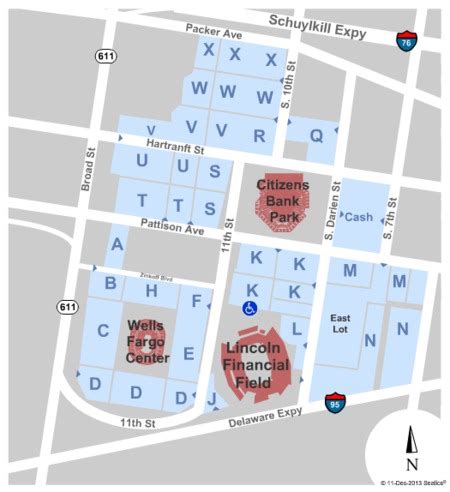 Lincoln Financial Field Parking Lots Tickets and Lincoln Financial ...