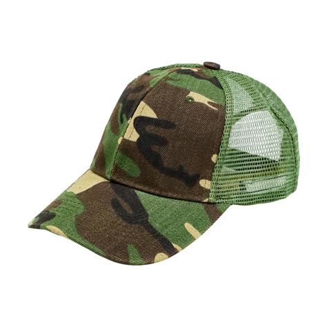 Rhodey Topi Trucker Jaring Mesh Hat Army Camouflage - S8R - Green ...