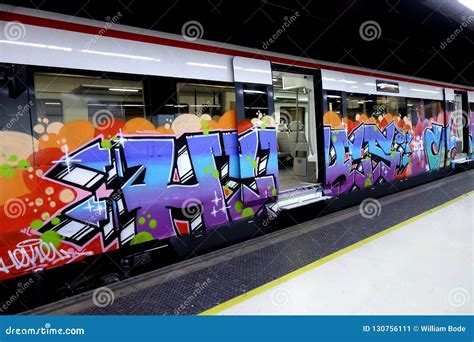 Train Graffiti Art