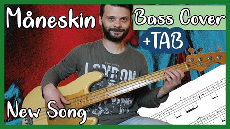 New song - Maneskin - Bass Cover + TAB - Love your Bass - YouTube