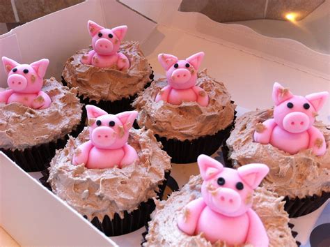 Pigs in mud.......... | Bakery cakes, Cupcake cakes, Cupcakes