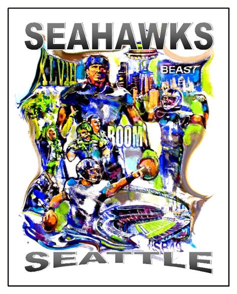 SEATTLE SEAHAWKS PAINTINGS