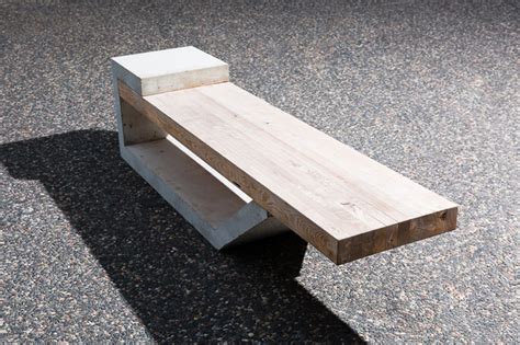 Barkman Concrete Black Locust Site-Furnishing - Modern - Outdoor ...