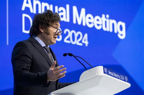 Javier Milei Speech at World Economic Forum's Annual Meeting in Davos ...