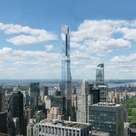 Photos show supertall skyscraper Central Park Tower nearing completion in New York – Free ...