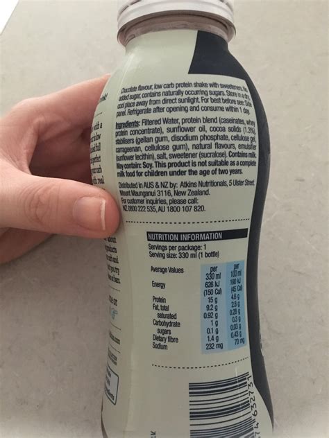 Atkins Low Carb Protein Shake from woolies. This ok for keto? : r/ketoaustralia