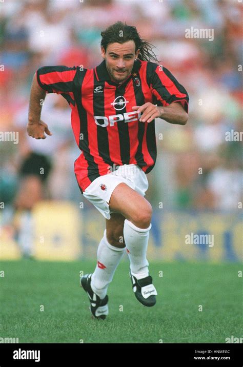 MARCO SIMONE AC MILAN 09 August 1995 Stock Photo - Alamy