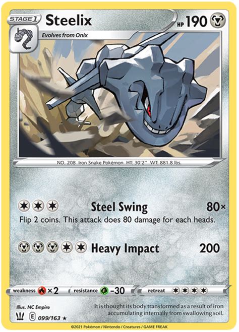 Steelix - Battle Styles #99 Pokemon Card