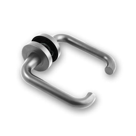 Ronad L81 Door Handle Commercial Grade Lever Set Satin Chrome BA-L81-SC | Keeler Hardware