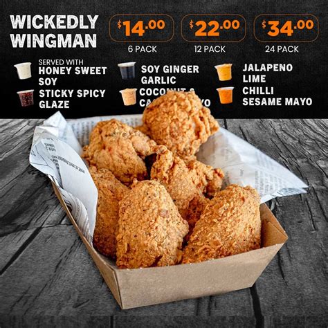 Wicked 2.0 Menu – Wicked Chicken