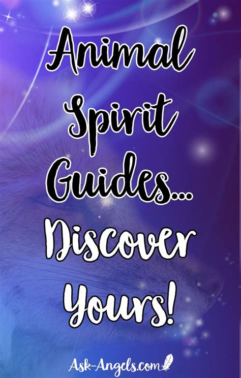 How to Find Out Your Animal Spirit Guides - Ask-Angels.com | Animal ...